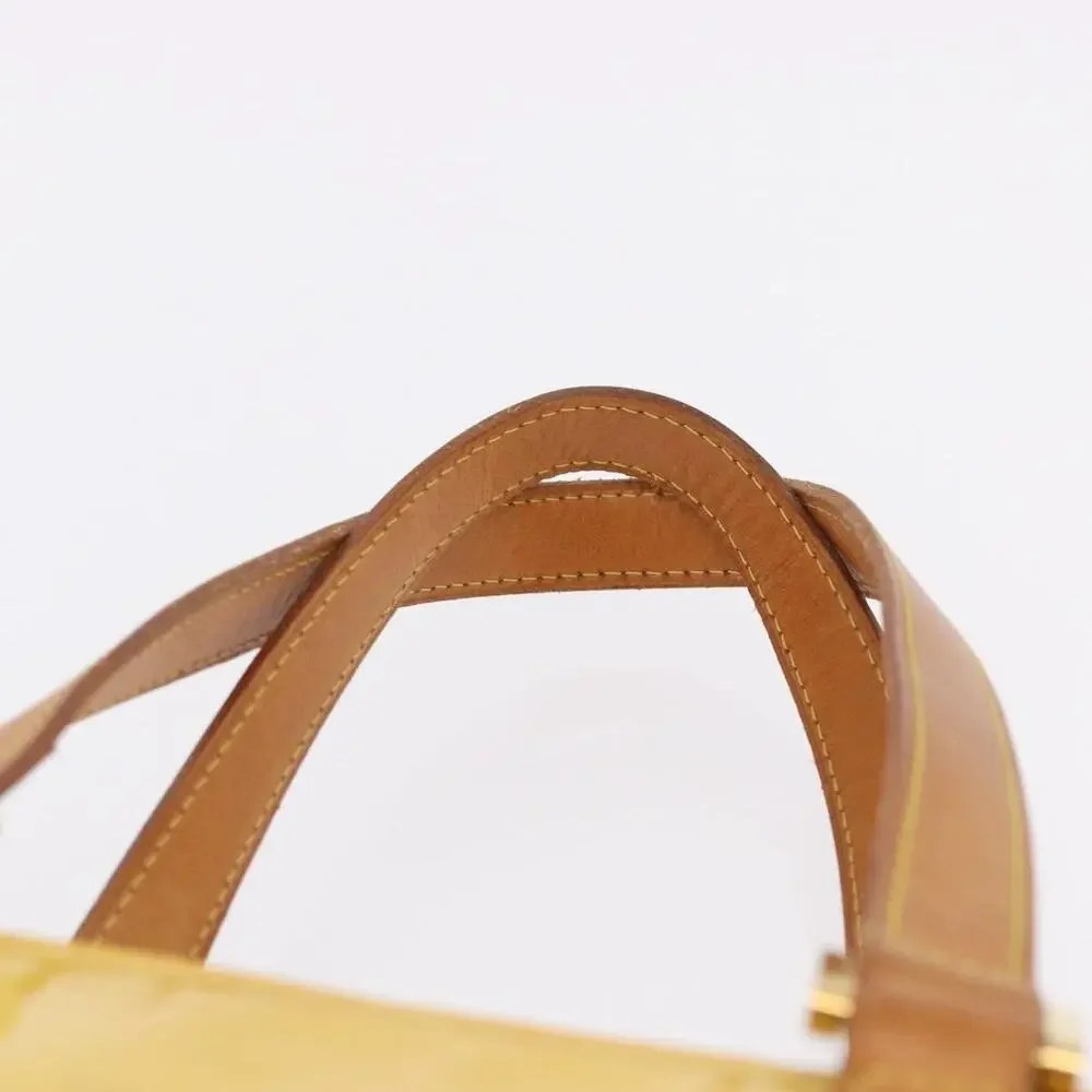 Louis Vuitton Monogram Vernis Columbus Tote Yellow